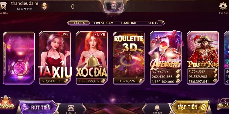 Sòng bài casino Dwin cung cấp đến cho người chơi kho game khủng