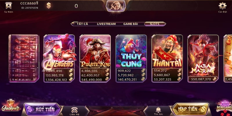 Các giá trị của cổng game Dwin